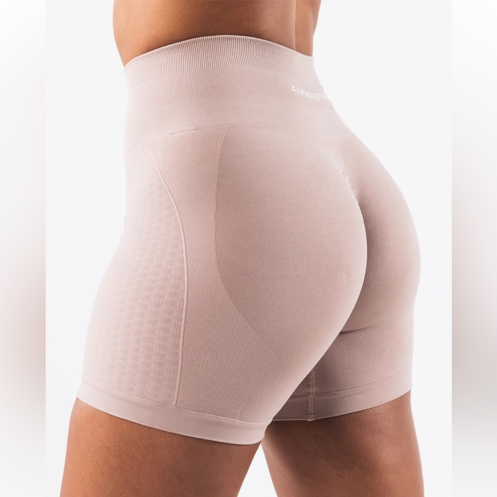 Alphalete Women's Athletic Shorts - Beige